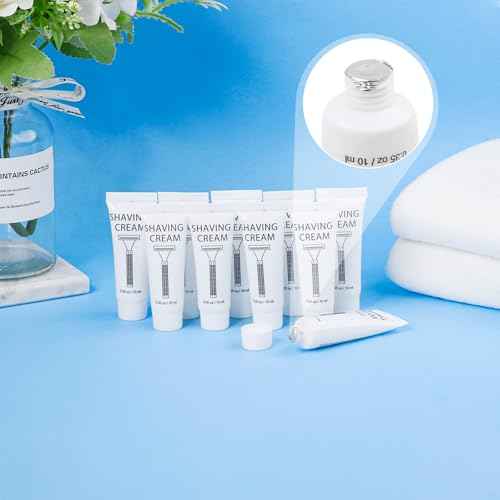 Pack of 200 Disposable Shaving Cream Bulk, Individually Wrapped, 10g/0.35 oz, Travel Size Hotel Toiletries Amenities