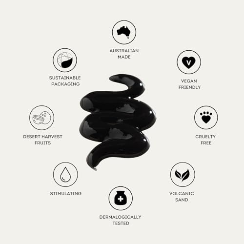 Ocean Road Black Body Wash 13.5 fl oz - Stimulating Wash with Antioxidant-Rich Coffee Extract ? Ethically Sourced, Vegan, Australian Made Skincare for Hydrated, Radiant Skin