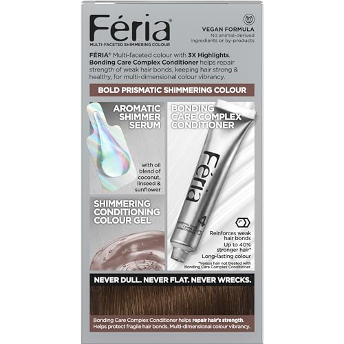 L'Oreal Paris Feria Multi-Faceted Shimmering Permanent Hair Color, 60