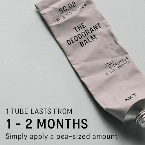 Natural Deodorant Balm, 50mL - Award-Winning, Vegan & Plastic-Free