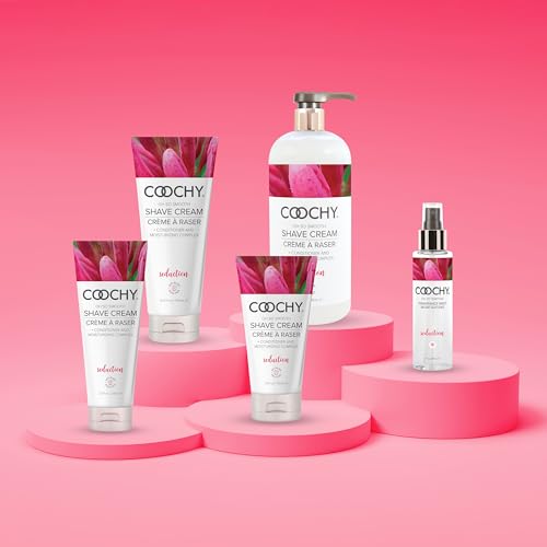 Coochy Moisturizing Shave Cream for Sensitive Skin - 3.4 oz - Rash-Free, Gentle Bikini, Underarm & Leg Shaving Lotion with Variation of THIS listing