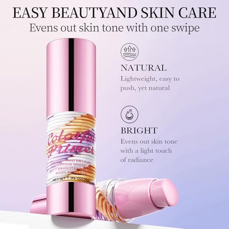 3 In 1 Primer for Face Before Makeup, ??One Step Color Corrector, Oil Control?? Waterproof & Sweat-Proof??, Suitable for All Skin Types