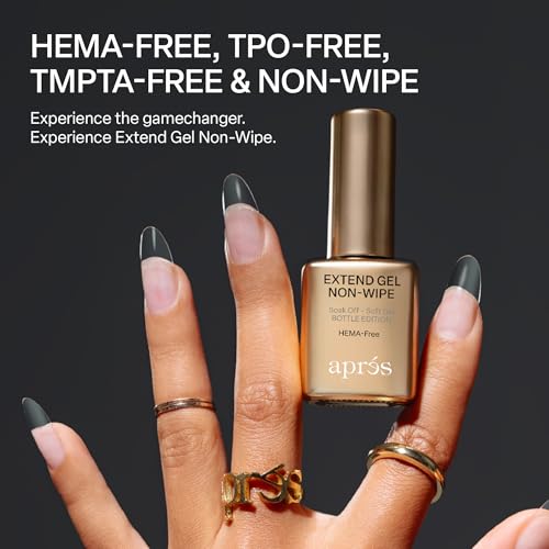 APRÉS Non-Wipe Extend Gel-X Tip Adhesive - HEMA-Free Soak Off 15ml / 0.5oz