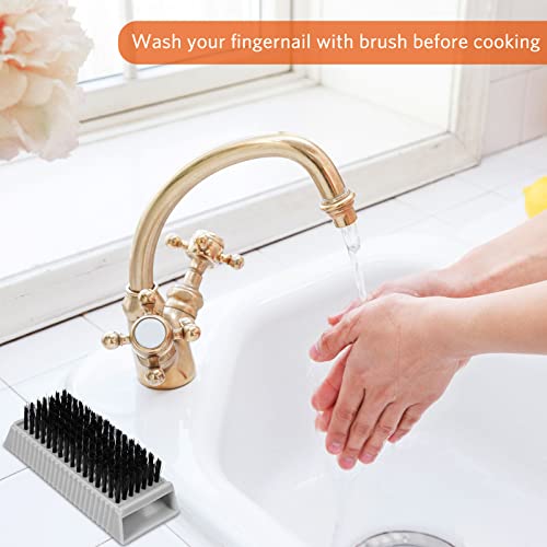 5-Pack Heavy Duty Nail Cleaning Brushes for Hands & Fingernails
