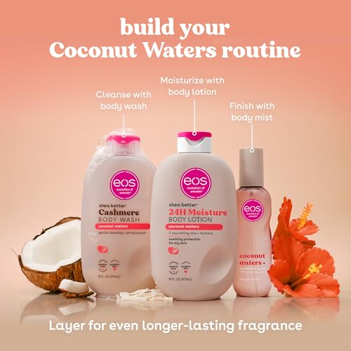 eos Coconut Waters Bundle - Body Wash, Mist & Lotion