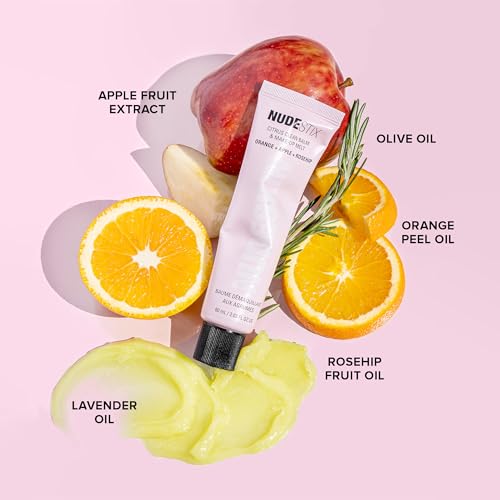 Nudestix Citrus Clean Balm & Make-Up Melt ? 4-in-1 Vegan Cleansing Balm for Makeup Removal, Deep Cleansing, Softening & Brightening