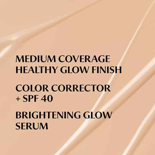 IT Cosmetics CC+ Nude Glow - Medium Coverage Foundation with SPF 40 & Brightening Glow Serum, Lightweight Skin Tint, 2% Niacinamide + Hyaluronic Acid, Up to 24H Hydration, Normal/Dry Skin - 1.08 fl oz