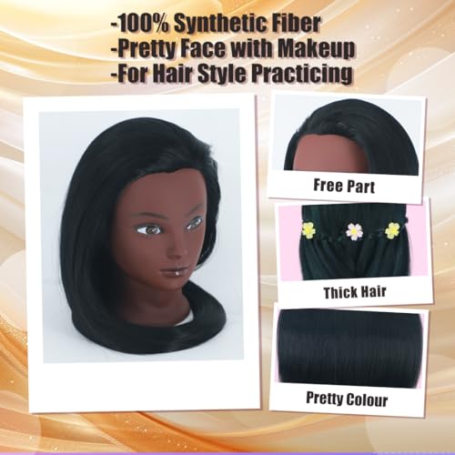 Mannequin Head with Hair 26-28" for Styling & Braiding