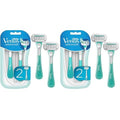 Gillette Venus Extra Smooth Sensitive Razor for Women | Disposable | For Sensitive Skin | 2 Count | Pack of 2