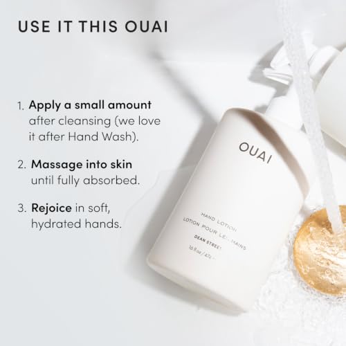 OUAI Hydrating Hand Lotion with Avocado & Rosehip Oil (16 fl oz)