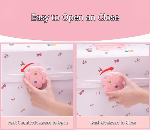 Pulseplay 3-Layer Hair Accessories Organizer Box for Girls