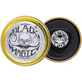 THE VINTAGE GROOMING CO. Black Mustache Wax | Black Magic Death Grip Moustache Wax | Hide Grey Hair In Beard Or Moustache | Extra Strong Hold Mustache Wax Unscented | 1 oz Tin Heat Source Required