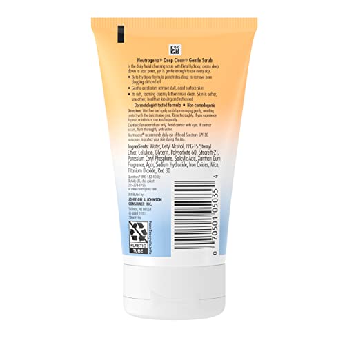 Neutrogena Deep Clean Gentle Daily Facial Scrub, 4.2 Fl Oz