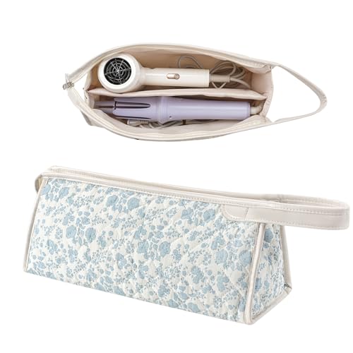 Large Quilted Hair Tools Travel Bag – Flat Iron & Dryer Storage