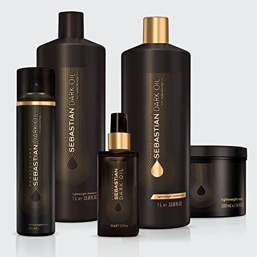 Sebastian Professional Dark Oil Lightweight Conditioner | Infused with Jojoba & Argan Oil for Silky, Smooth Conditioned Hair