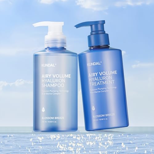 KUNDAL Airy Volume Hyaluron Shampoo & Conditioner Set