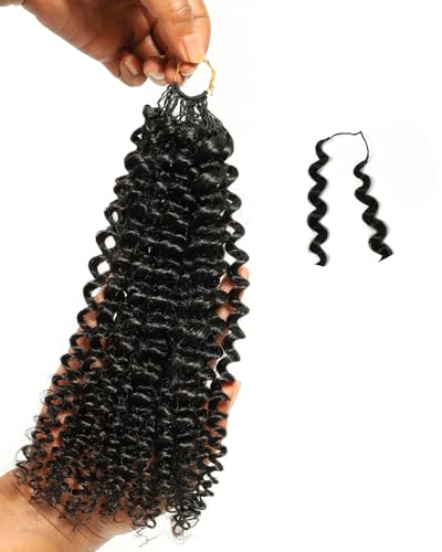 14 Inch Pre-Separated Afro Kinky Curly Crochet Hair Extensions