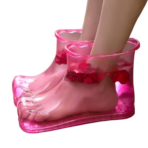 ARTIBETTER Home Slippers 2Pcs Foot Spa Shoes Foot Massager Thermal Massage Bath Shoes 16.5cm Slipper