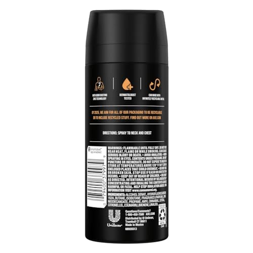 Axe Dark Temptation Deodorant Spray 3-Pack