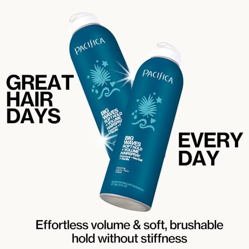 Pacifica Big Waves Coconut & Sea Salt Hair Texture Spray - Soft Hold, 6oz