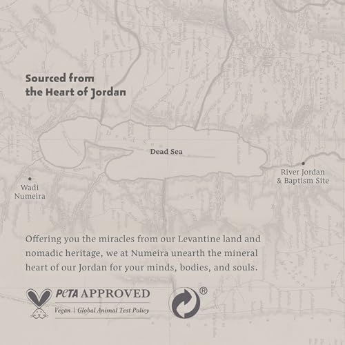Dead Sea Salt Soap - Moisturizing Mineral-Rich Face & Body Bar - Natural Bar Soap with Olive Oil, Grape Seed Oil, Vitamin E, and Dead Sea Salt Harvested from Jordan