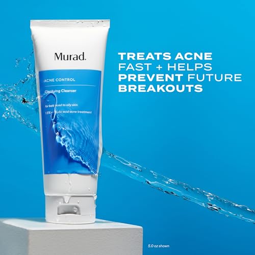 Murad Acne Control Clarifying Cleanser ? Salicylic Acid & Green Tea Formula for Acne, Deep Pore Cleansing, Oil Control & Breakout Prevention for Clear, Balanced, Healthy-Looking Skin
