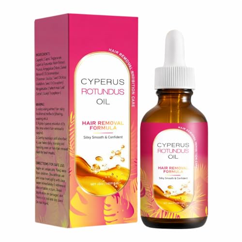 Natural Hair Growth Inhibitor Oil with Jojoba & Aloe Vera