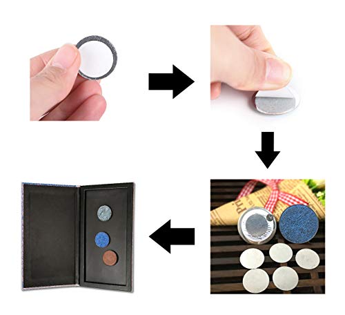 Metal Stickers for Magnetic Makeup Palettes | 25mm
