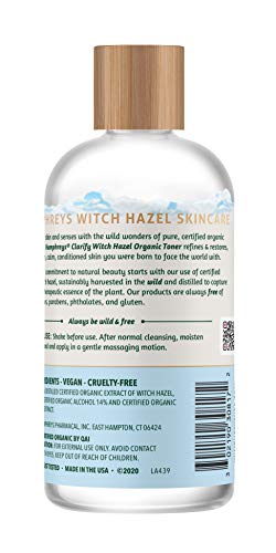 Humphreys Witch Hazel Clarifying Toner | USDA Organic | 8 Fl Oz