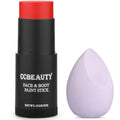 CCbeauty Devil Red Face Paint Stick - Halloween & Cosplay Makeup