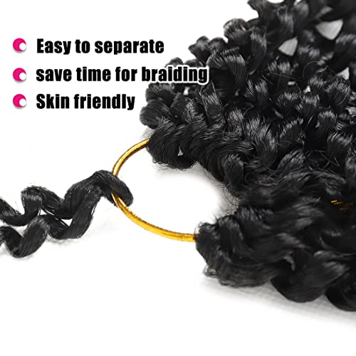 Passion Twist Hair 30Inch 6 Packs Passion twists Crochet Hair Water Wave Crochet Hair for Black Women (30 Inch (Pack of 6), 1B) … …