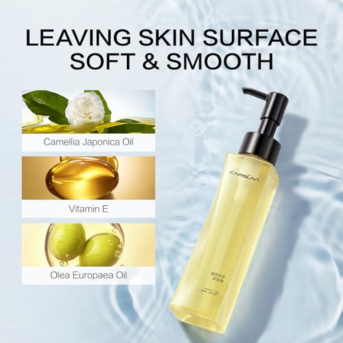 CARSLAN Purifying Cleansing Oil - Gentle Makeup Remover, 4.06 fl oz