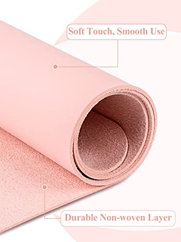 (MAT ONLY) Pink Nail Art Table Mat, Foldable Hand Rest Pad for Arm