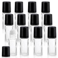 30ml Roll-On Bottles - 12 Pack Essential Oil Glass Bottles