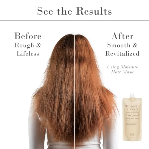 VOCE HAIRCARE Shea Butter & Hibiscus Moisturizing Hair Mask 6.8oz - Deep Conditioning for Dry & Damaged Hair
