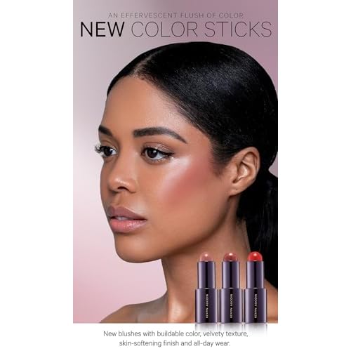 Kevyn Aucoin The Color Stick: Makeup blush. Buildable, long-lasting for cheeks, nose, forehead, or eyes. Velvety texture with satin finish. Made in Italy.