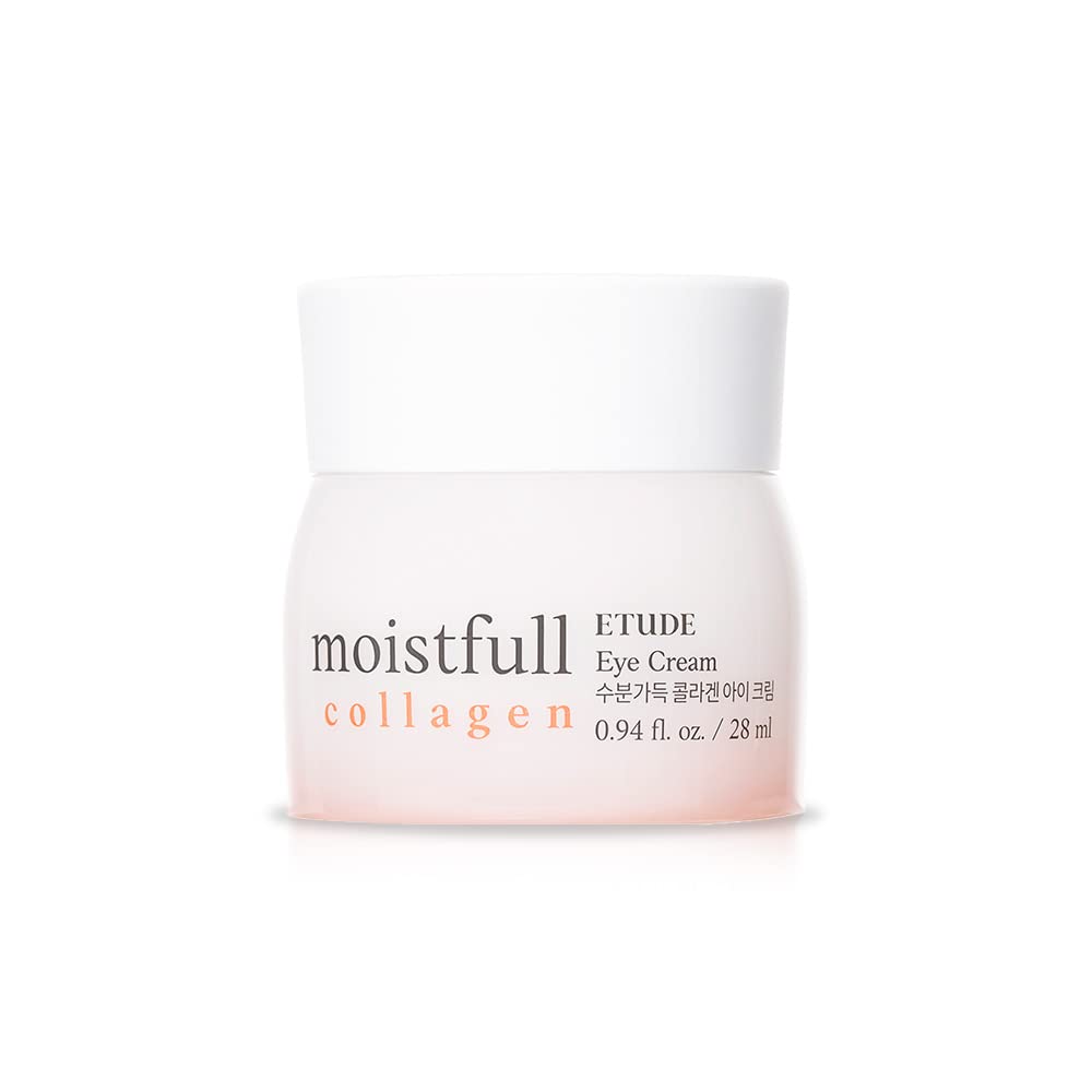 ETUDE Moistfull Collagen Eye Cream 28ml(0.94 fl.oz) (21AD) | Skin Care Facial Moisturizing Night Eye Cream | Hydrating Collagen Eye Cream | Korean Cosmetic