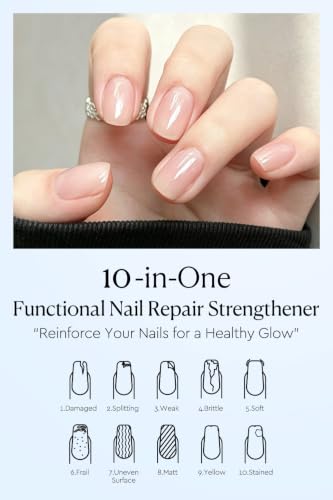 AzureBeauty Nail Strengthener 18ml for Weak & Damaged Nails