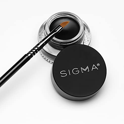 Sigma Beauty Professional E06 Eye Liner Brush ? Fine Angled Eyeliner Brush with Pointed Tip for Meticulously Applying Gel and Liquid Eyeliner, For Cat Eyeliner & Winged Liner (1 Brush)