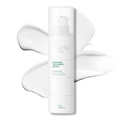 celqne Moisture Relief Cream | Daily Face Moisturizer for Soothing Recovery and Repairing Barrier Cream for Sensitive Skin | Korean Dermatologist Developed Skin Care, 1.69 fl oz