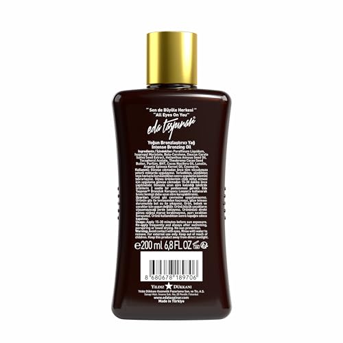 Tanning Intensifier Oil 200ml - Deep Tan with Carrot & Coconut