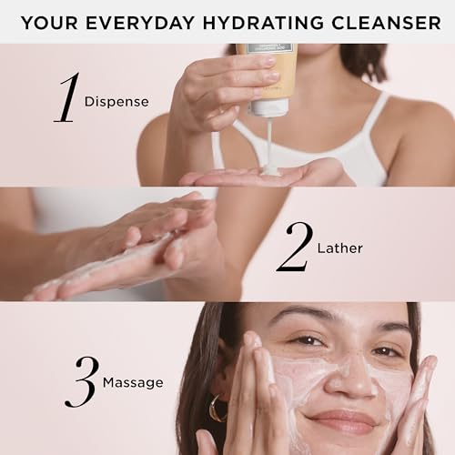 IT Cosmetics Confidence in a Cleanser - Hydrating Serum Foaming Face Wash With Hyaluronic Acid & Ceramides, Gentle Makeup Remover, Skin Barrier Support, Non-Stripping, Sulfate-Free, For All Skin Types
