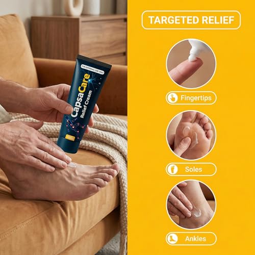 CapsaCare Neuropathy Relief Cream with Capsaicin & Arnica