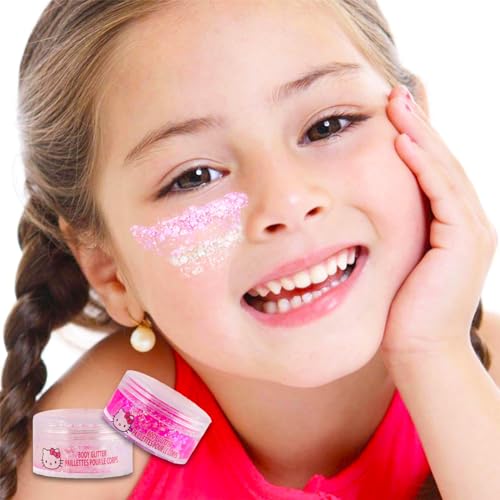 Hello Kitty Body Glitter Set - 4 Colors with Stickers