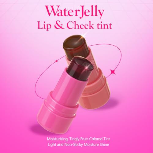 Elensilia Plush Water Jelly Lip & Cheek Tint Peach Attack 10g