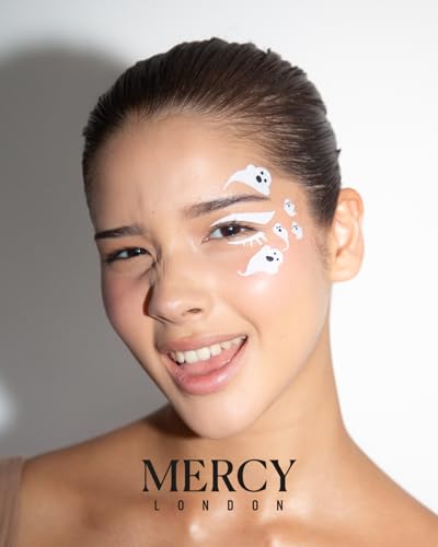 Ghost Face Stickers Halloween Gems - Mercy London