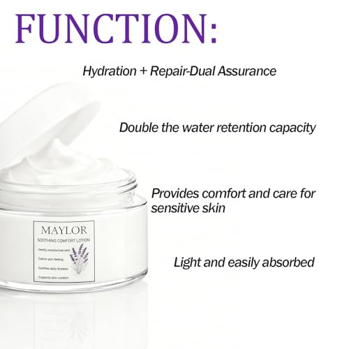 MAYLOR Magnesium Foot and Leg Lotion for Daily Moisture - Fast-Absorbing, Non-Greasy Hydrating Cream for Dry Skin, Pack of 1 (1)