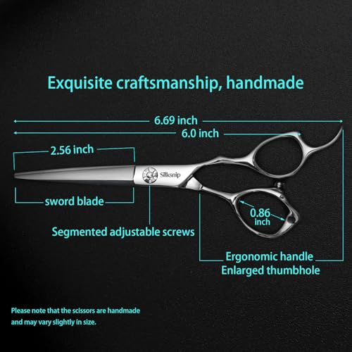 Professional Hair Cutting Scissors 6-inch Barber Shears