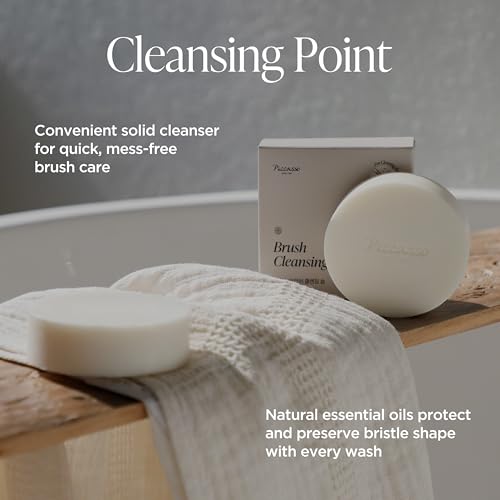 Piccasso Solid Makeup Brush Cleaner Soap with Case & Mat