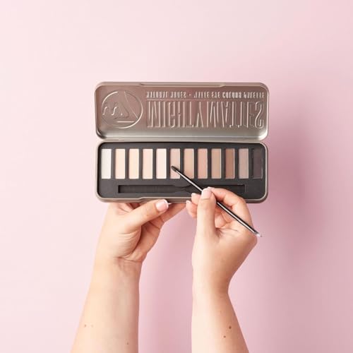 W7 Mighty Mattes 12-Color Eyeshadow Palette - Nude